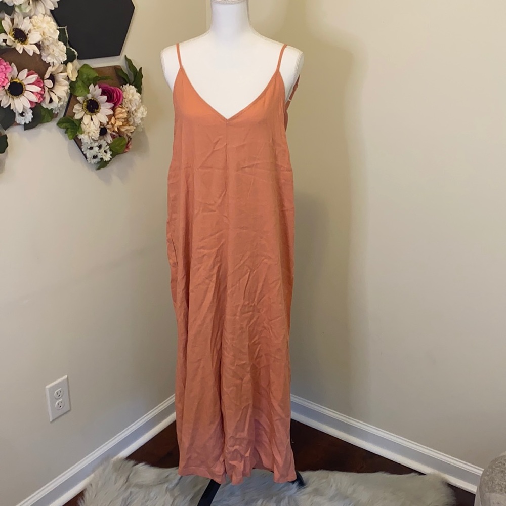 Wideleg Coral Jumpsuit